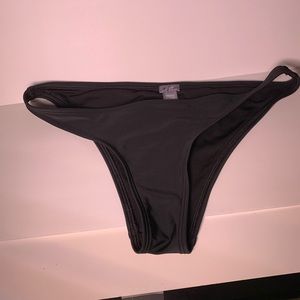 Black cheeky bikini bottoms from aerie